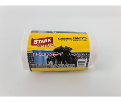 Мусорный пакет 20л (100шт LD) Stark Optimal (1 рул)