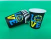 Бумажные стаканы цветные 175мл "LOVE"  Маэстро (50 шт)