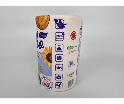 Туалетное полотенце (а1) Диво Premio MAXI (2х слойное) (1 пачка)