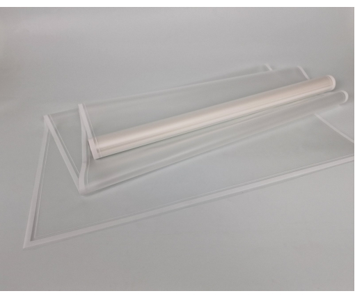 Пленка флористическая матовая для цветов (57)  (h600) Рамка № 7 Белый (1 шт)