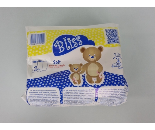 Туалетное полотенце "Bliss а2" (2 слоя) (1 пачка)