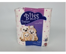 Бумага туалетная  белая (а4) Bliss Paper SOFT (1 пачка)