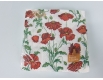Двухслойная цветочная салфетка (ЗЗхЗЗ, 16шт)  La Fleur Полотно из маков (107) (1 пачка)