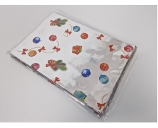 Новогодние Пакеты для Конфет и Подарков (20*30) №11 Снежные конфетти  (100 шт)