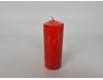 Цветная Цилиндр парафиновая свеча (60/150) КРАСНАЯ (1 шт)