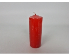 Цветная Цилиндр парафиновая свеча (60/150) КРАСНАЯ (4 шт)