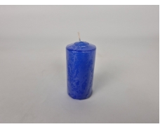 Цветная Цилиндр парафиновая свеча (50/100) СИНЯЯ (4 шт)