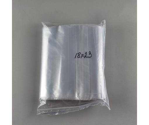 Пакеты с застежкой Zip-Lock для хранения продуктов и мелких вещей 18х23 (100шт) (1 пачка)
