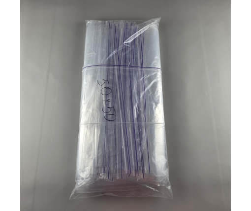 Фасовочный прозрачный пакет с замком zip-lock 50х50 (100шт) (1 пачка)