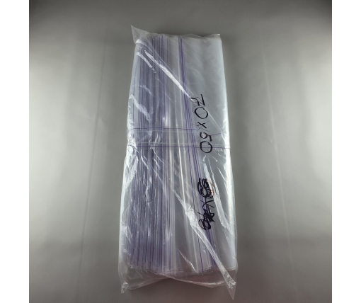 Фасовочный прозрачный пакет с замком zip-lock 70х50 (100шт) (1 пачка)