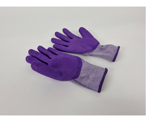 Хозяйственные перчатки из стрейчевая покрыта вспененным латексом №419 (12 пар)