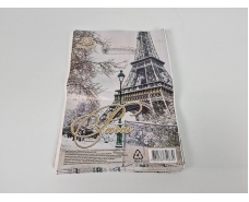 Пакеты с вырубной ручкой (22*30)п Н.Год "Париж" Рендпако (50 шт)