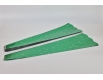 Конусная упаковка под цветы h70/ 7низ/20верх металл зеленый (100 шт)  узор137 (2) (100 шт)