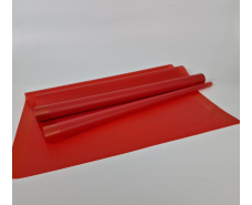 Пленка флористическая матовая для цветов (57)  (h600) Перламутровый кант № 8 Красный (1 шт)