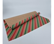 Рулон 8 м бумага подарочная с печатью (38) для цветов (h680) Н.Год №4 (1 шт)
