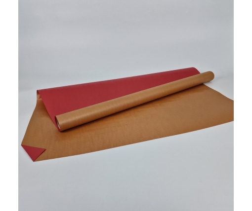 Рулон 8 м бумага подарочная с печатью (38) для цветов (h680) №3 Светло коричневый (1 шт)