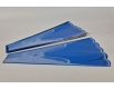 Конусная упаковка под цветы h60/ 8низ/32верх металл синий (100 шт)  узор131 (2) (100 шт)