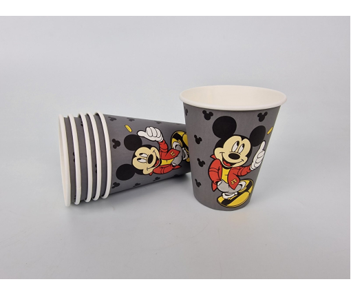 Стаканы для напитков горячих и холодных 400 мл "MICKEY MOUSE" (50 шт)