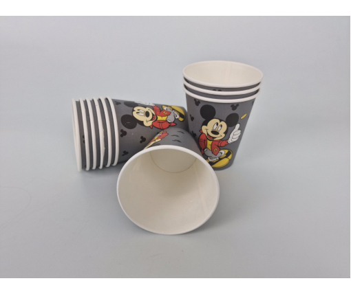 Стаканы для напитков горячих и холодных 400 мл "MICKEY MOUSE" (50 шт)