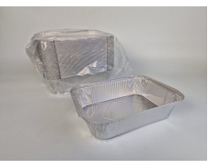 Прямоугольный контейнер из пищевой алюминиевой фольги 2000мл SP88L 50шт (NEW) (1 пачка)