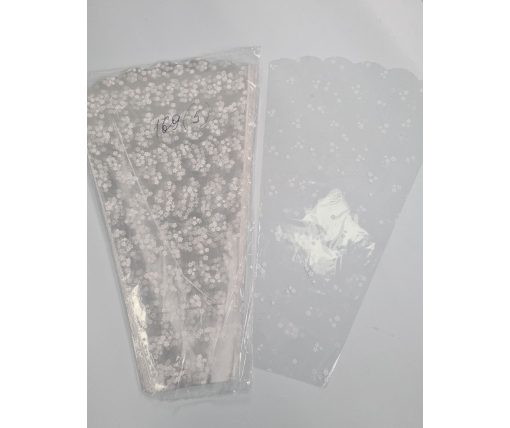 Упаковка конус под цветы h60/13низ/37верх(100 шт) узор 169 (5) (100 шт)