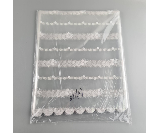 Пакет с рисунком для упаковки подарков   (30*40) №391(4) (ажурный) "Узор" (100 шт)