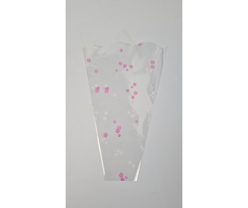 Упаковка конус под цветы h30/ 6низ/20верх белый (100 шт) 154 (3) (100 шт)