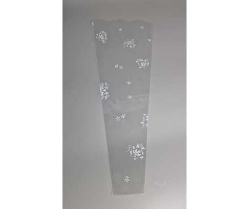 Упаковка конус под цветы h50/ 6низ/20верх узор(100 шт) 158 (8) (100 шт)