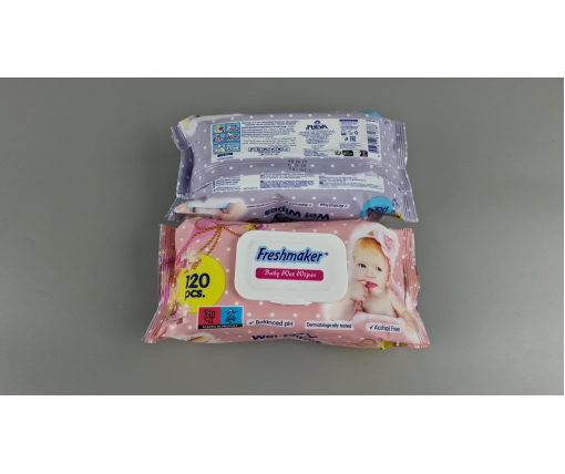 ᐉ Влажная салфетка 120шт "Freshmaker" клапан (1 пачка)