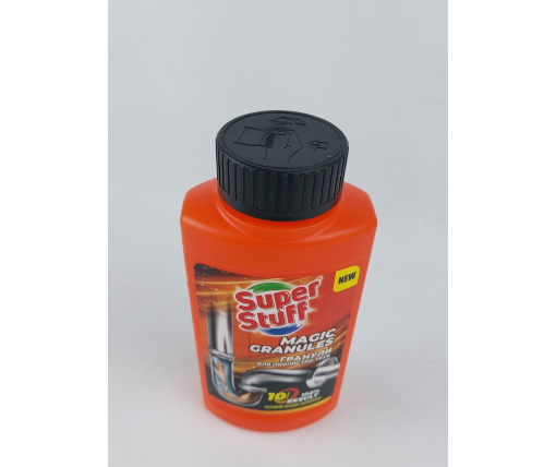 Гранулы для прочистки труб SUPER STUFF 200гр (1 шт)