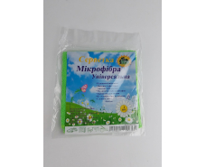 Cалфетка Микрофибра универсальная 30*30 зеленая Супер Торба  (1 шт)