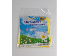 Cалфетка Микрофибра универсальная 30*30 желтая Супер Торба  (1 шт)