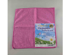 Cалфетка Микрофибра универсальная 30*30 розовая  Супер Торба  (1 шт)