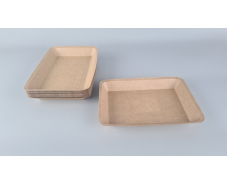 Лоток с пищевого  картона "KRAFT"   550мл 250 *175*25  (25 шт)
