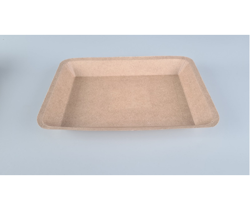 Лоток с пищевого  картона "KRAFT"   550мл 250 *175*25  (25 шт)