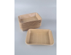 Лоток с пищевого  картона "KRAFT"  1550мл 270 *200*50 (25 шт)