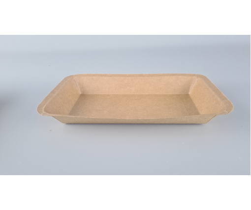 Лоток с пищевого  картона "KRAFT"   400мл 225 *135*25  (25 шт)