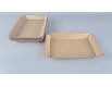 Лоток с пищевого  картона "KRAFT"   800мл 275 *185*25  (25 шт)