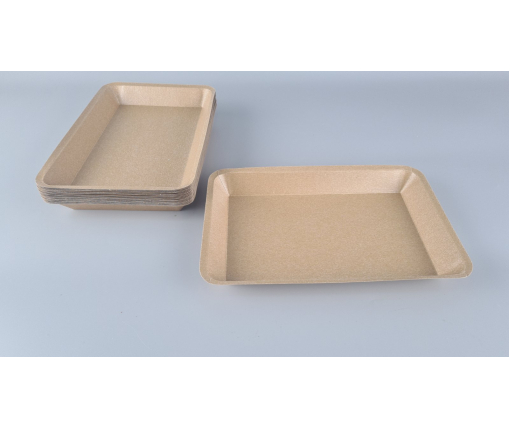 Лоток с пищевого  картона "KRAFT"   800мл 275 *185*25  (25 шт)