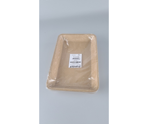 Лоток с пищевого  картона "KRAFT"   800мл 275 *185*25  (25 шт)