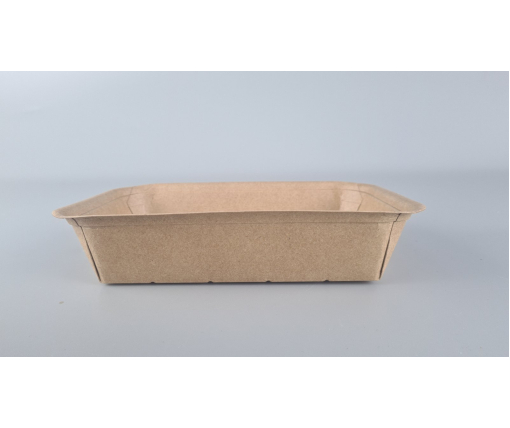 Лоток с пищевого  картона "KRAFT"   700мл 220 *150*45  (25 шт)