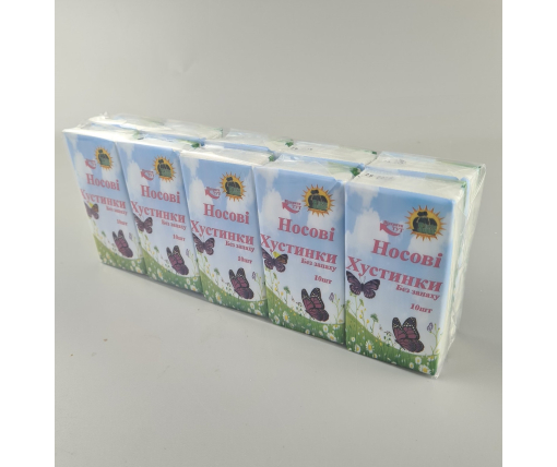 Бyмажный  платок Супер Торба без запаха Метелик (10 шт)