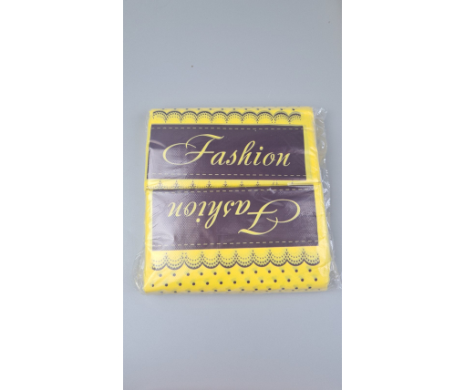 Пакеты с вырубной ручкой (20*30)"Fashion полоска желтый (100 шт)