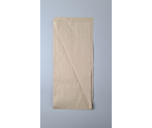 Пакет бумажный крафт бурий Уголок 150х0х350, 40г/м2 (100 шт)