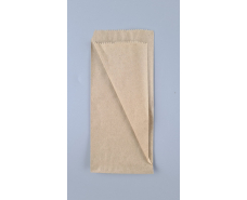 Пакет бумажный крафт бурий Уголок 90х0х210, 40г/м2 (100 шт)