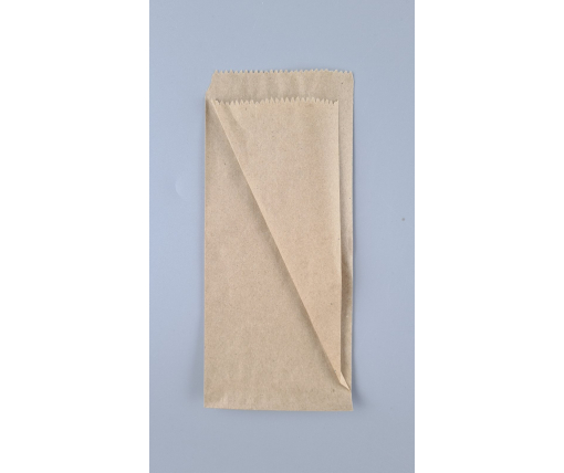 Пакет бумажный крафт бурий Уголок 90х0х210, 40г/м2 (100 шт)