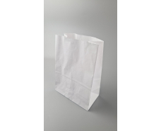 Пакет с дном бумажный крафт белый, 170х90х240, 70г/м2 (25 шт)