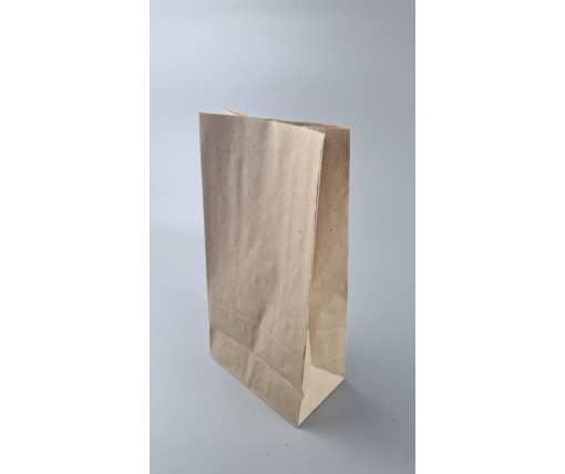 Пакет с дном бумажный крафт бурий, 150х90х300, 65г/м2 (25 шт)