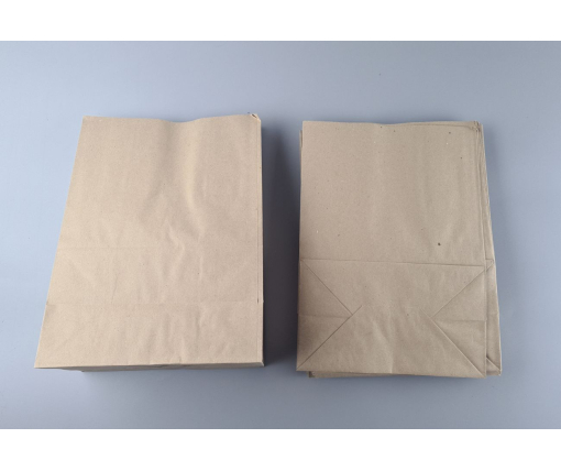 Пакет с дном бумажный крафт бурий, 260х150х350, 70г/м2 (25 шт)