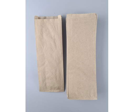 Бумажные пакеты саше крафт бурый, 120х40х360, 40г/м2 (100 шт)
